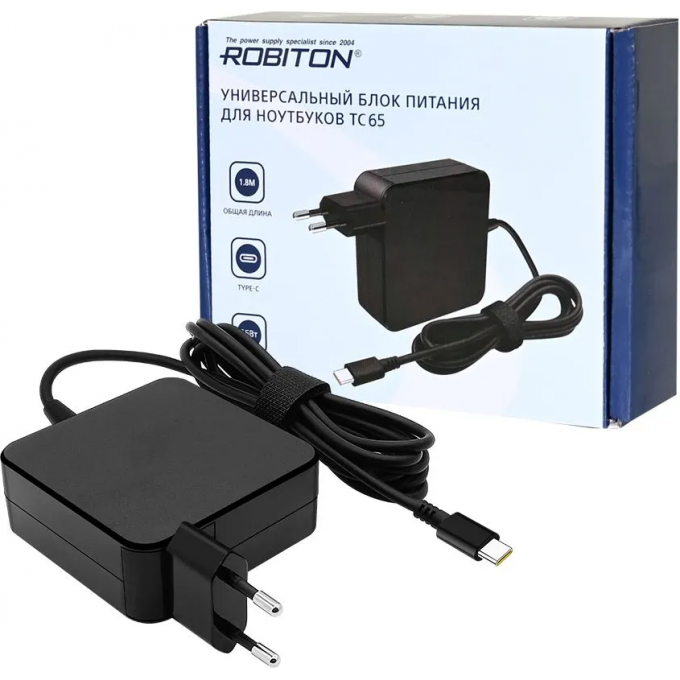 Адаптер/блок питания ROBITON TC65 19593 Адаптер/блок питания ROBITON TC65 19593