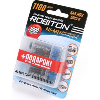 Аккумулятор ROBITON 1100MHAAA-4/box