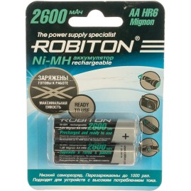 Аккумулятор ROBITON RTU2600MHAA-2 Аккумулятор ROBITON RTU2600MHAA-2
