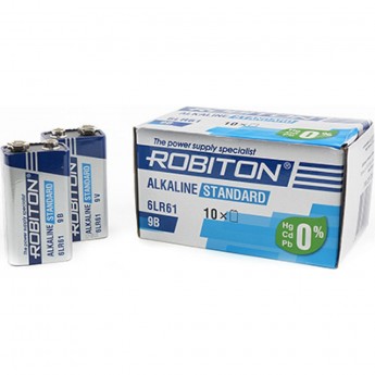 Батарея ROBITON STANDARD 6LR61 9V BULK10