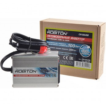 Инвертор 12V-220V ROBITON CN100USB