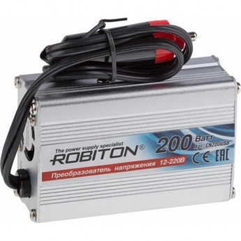 Инвертор 12V-220V ROBITON CN200USB