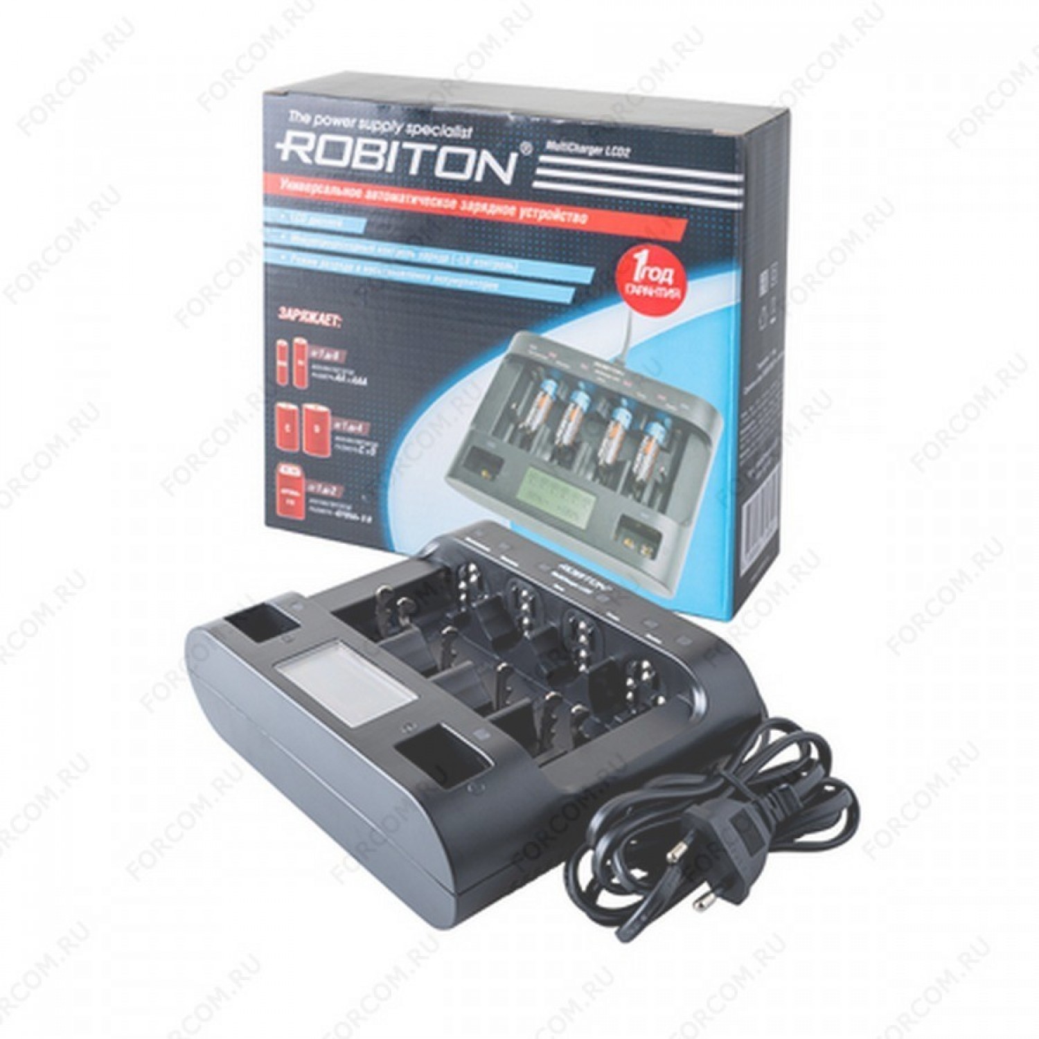 ROBITON MULTICHARGER LCD2 18258. Купить Зарядное устройство на ...